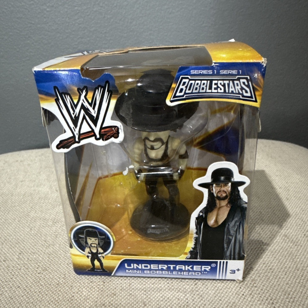 WWE Wicked Cool Toys BobbleStars The UNDERTAKER Mini Bobblehead NIP‎ WWF WCW WWE